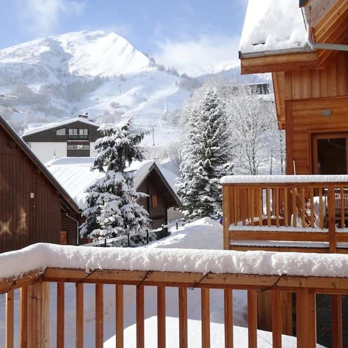 Vila Chalet La Ruche Saint-Sorlin-dʼArves Exteriér fotografie